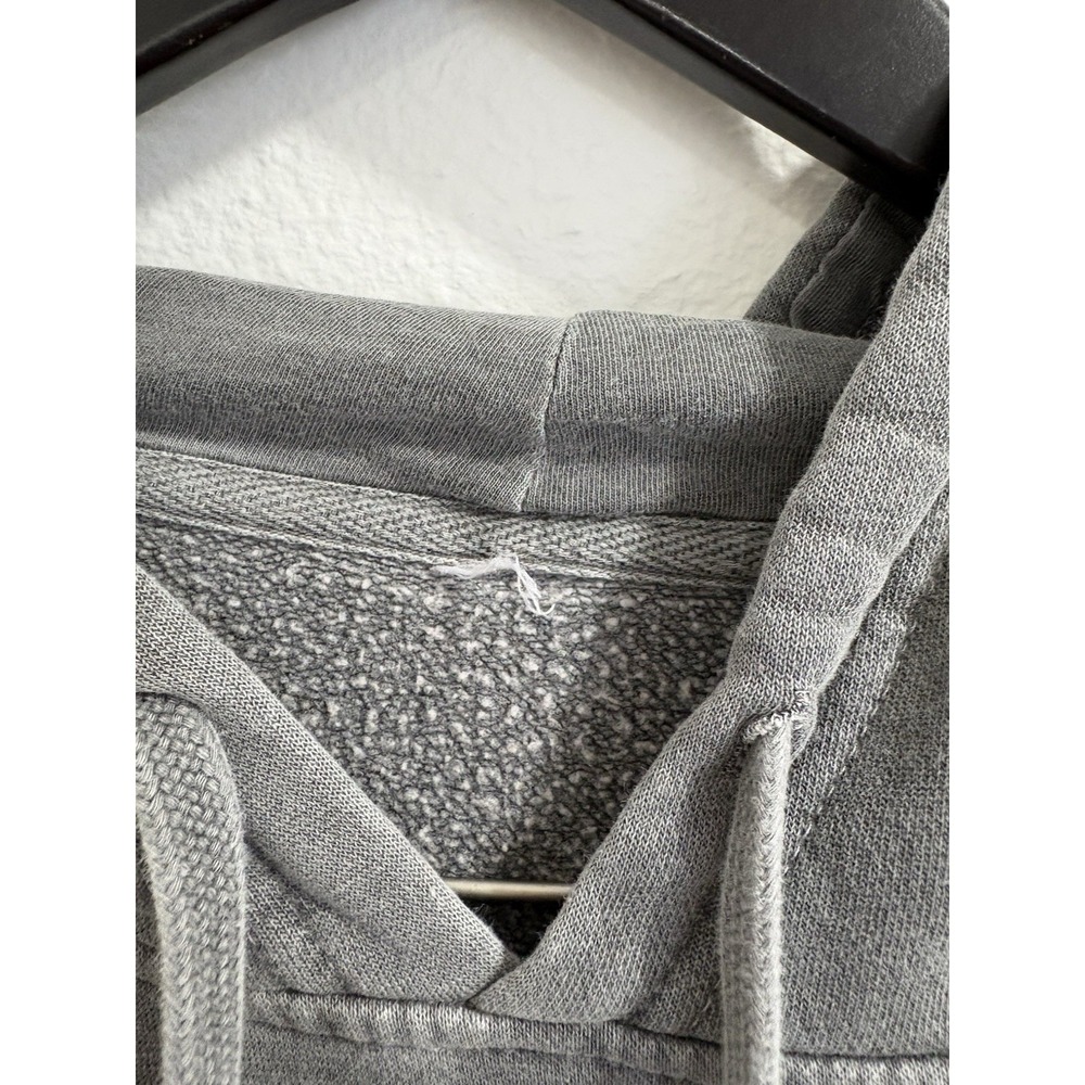 Anti Social Moms Club Grey Hoodie Womens Size Medium Oversized Cropped Grunge - Picture 3 of 10